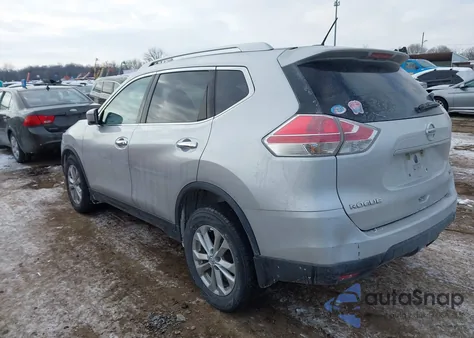2016 Nissan Rogue Sv из США, поврежденный, VIN KNMAT2MV9GP612079